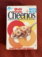1992 Sealed Mini Sample Carton Of Cheerios Multi Grain - Sample Size NFS picture
