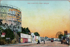 Vintage Postcard 1914 Fort George Amusement Pak, Manhattan, New York (NY) picture