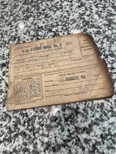 1942 War Rations Book Tallahassee Florida U.S. Government Printing Office picture