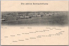 c1910s WWI German Navy Postcard 