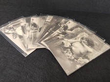 Lot of 12 original vintage erotic postcards. picture