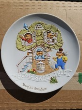 Berenstain Bears Home Sweet Tree Collector Plate Ebeling & Reuss Cottagecore '83 picture