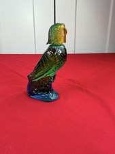 Vtg Avon Island Parakeet Moonwind Cologne Full 1.5 Oz Glass Bird Decanter picture