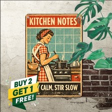 Baking Because Murder Is Wrong Sarcasm 8x12 Funny Kitchen Metal Tin Wall Plaque picture