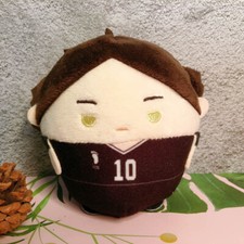 10cm Haikyuu Suna Rintaro Round Plush Doll Mascot Toy Anime Collectibles Gift picture