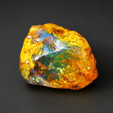 Translucent sea blue Natural Dominican Amber rough Rough Specimen 33 mm picture