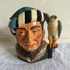 Vintage Royal Doulton The Falconer D6533 Figural Toby Character Mug 1959 picture