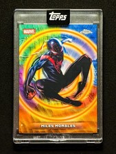 2026 Topps Marvel Mint Miles Morales Cerebro Orange Refractor 02/25 #20 SP picture