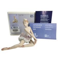 Lladro Ballerina Graceful Pose Porcelain Figurine 6174 Box Handmade Daisa Spain picture