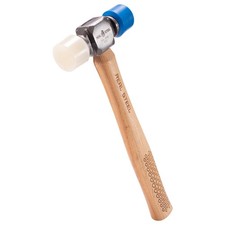 REAL STEEL Small Rubber Mallet Hammer 12 Oz Double Face Hammer Soft/Hard Hick... picture