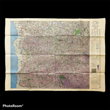 WWII 1943 'Battle of Saint-Lô 2nd Edition France Invasion Combat Map  picture