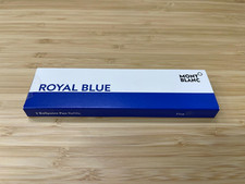 Mont Blanc Ballpoint Pen Refills FINE,  Royal Blue, 2 Refills picture