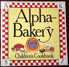 ALPHA-BAKERY Gold Medal Flour Children's Cookbook 1987 Advertising General Mills picture