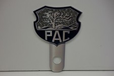 PAC DIE CUT POLICE  PLATE TOPPER SMALL-SIZED 1 3/4