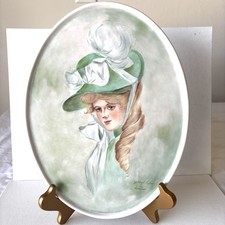 Platter or wall plate Gerold Porzellan Bavaria W. Germany Hand Painted Vintage  picture