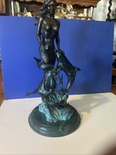 Judith of The Sea Brass Mermaid Statue Sculpture Home Decor picture