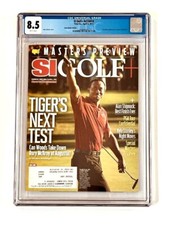 Tiger Woods 2012 Masters Sports Illustrated SI Golf Plus magazine CGC 8.5 slab picture