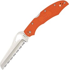 Byrd Cara Cara 2 Rescue Folding Serrated Blade Orange FRN Handle Knife 17SOR2 picture