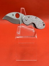 🔪spyderco Cricket Pocket Knife, Factory Etched, NICE picture