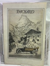 1914 Vintage Printed Advertisements, Packard Motor Co. in the Austrian Tyrol. picture