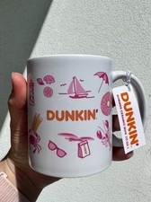 NWT Limited Edition Rare Dunkin 2026 Summer Ceramic Mug 11 Oz picture