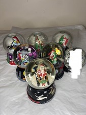 $40 EACH Disney Nightmare Before Christmas Jack Skellington Musical Snow Globe picture