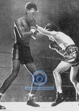 BOXING MATCH CHALKY WRIGHT WILLIE PEP MADISON GARDEN 1942 5X7 PHOTO picture