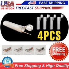 Portable Toothpick Holder Case Travel Pocket Plastic Hygienic Dispenser 4 Pieces picture