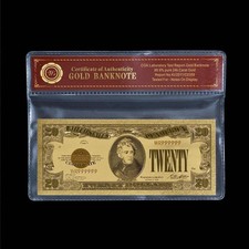 1928 $20 Dollar Bill Gold Certificate Banknote with Bag and Certificate picture