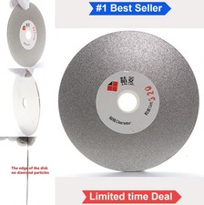 Diamond Flat Lap Disc 4 Inch 100mm 5/8 Arbor Grit 320 Medium Grinding Wheel For picture