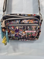 Y2K Ju-Ju-Be Tokidoki Animation Crossbody Bag Adjustable Strap Multicolor picture