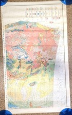 1932 USGS Geological Map Western United States Large Vintage Wall Map picture