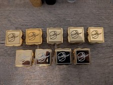 Roja Dove Older Signature Style Metal Caps Lot Of 9.  New  picture