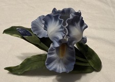 Lenox Fine Porcelain Iris Floral Figurine 1989 Garden Flowers Collection picture