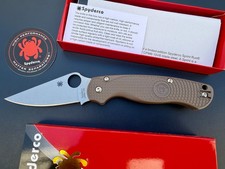 Spyderco Para Military 2 PM2 CPM 15V Brown Lightweight C81PBN15V2 Knife New picture