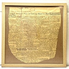 Vintage 1964 New York Times A Good Pipe Is Getting Hard To Buy News Paper  picture
