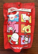 American Red Cross - Hello Kitty Plush Bag & 3 Surprise Stickers-2026 (Unopened) picture