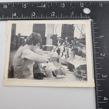 Woman Working Technician Tools Lab Work Snapshot Worker 1950s Vintage Photo picture