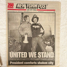 New York Post Newspaper Lot (2 Issues) 