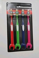4X Pack Snap on tools Toothbrush Red, Green, Blue & Pink Flank Drive End New picture