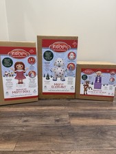 DOLLY Misfit Toy Doll/MISFIT ELEPHANT/ Animated Charlie In The Box All 3 picture