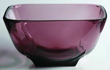 Hazel-Atlas Moroccan Amethyst Square Bowl 5