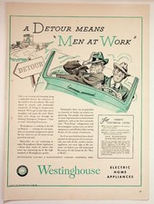 1942 Westinghouse Ad WWII 