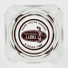 Vintage Marketing Ashtray / Chuck Machado's Luau / Waikiki Oahu Hawaii picture