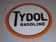 VINTAGE TYDOL GASOLINE FLYING A 11 3/4