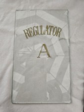 Antique REGULATOR A Wall Clock Glass Replacement for Clock Door 7 & 1/8