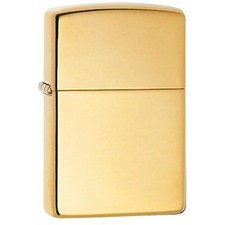 Zippo 254B High Polish Brass Pocket Lighter picture