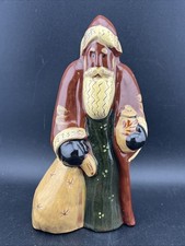 Eldreth Pottery Santa Claus 2003￼ Redware Folk Art Christmas 8