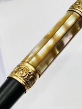 Circa 1907 Waterman 612 Eye dropper Mother Of Pearl Pen Gold Nib picture