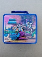Vintage 1984 He-Man and The Masters of The Universe Metal Lunchbox and Thermos picture